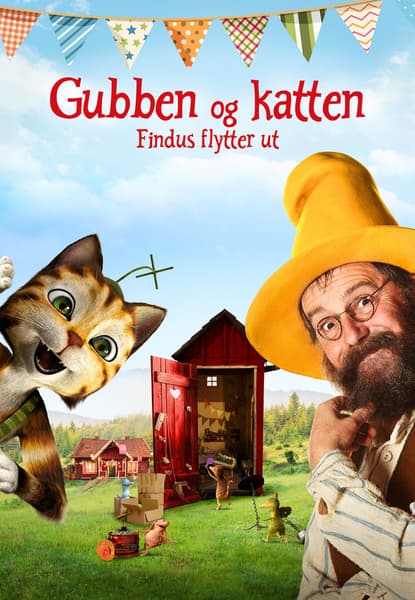 Gubben og katten Findus flytter ut