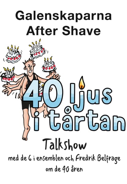 40 ljus i tårtan