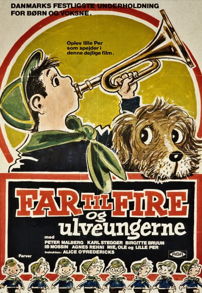 Far til fire og ulveungerne